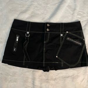 Dolls Kill - Horoscopez Black Skort XXL